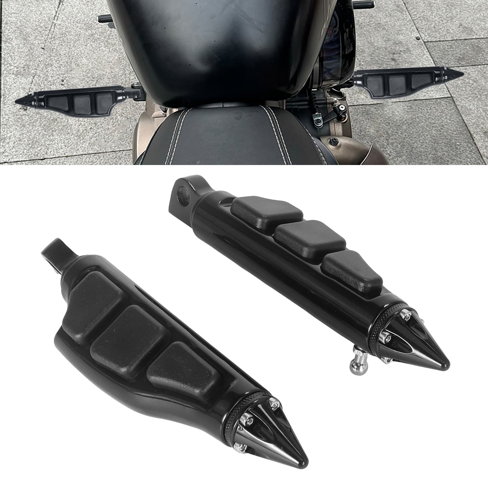 Factory wholesale aluminum alloy pedal bar bracket for Harley motorcycles, cross-border hot sale