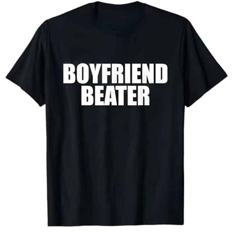 [Cross-border EU Size] Boyfriend Beater Funny Girlfriend Women T-Shirt