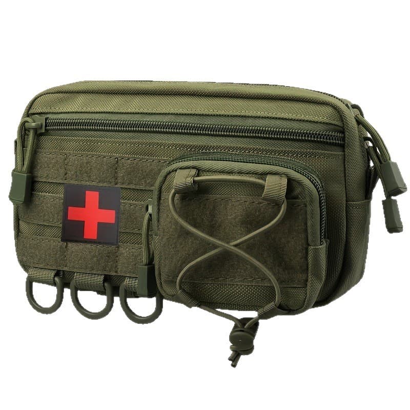 Outdoor Tactical Accessory Bag, Multi-Functional Medical Molle Expansion Oxford Cloth Waist Bag, Travel Portable External Hanging Bag