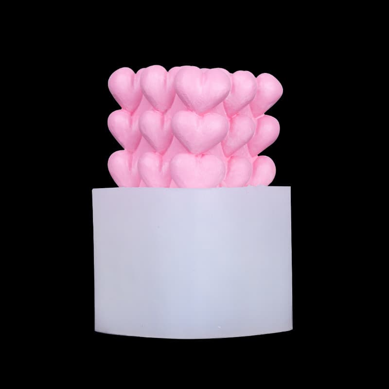 Love Silicone Mold DIY Candle Handmade Soap Aromatherapy Making Tools Table Decorative Accessories