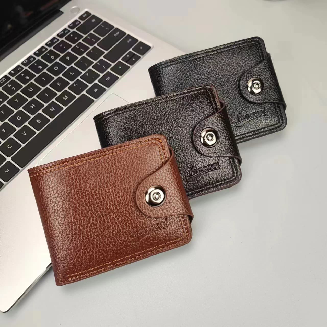 Men's Korean Style Short Wallet, Student Wallet, TikTok Cross-Border Business Souvenir Street Stall Source