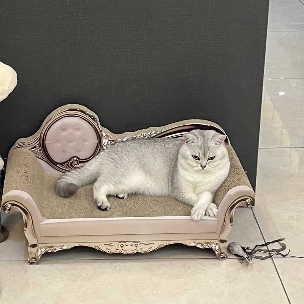 Sofa cat scratching board claw grinder luxury cat nest claw grinder cat scratching toy large wear-resistant corrugated paper cat scratcher