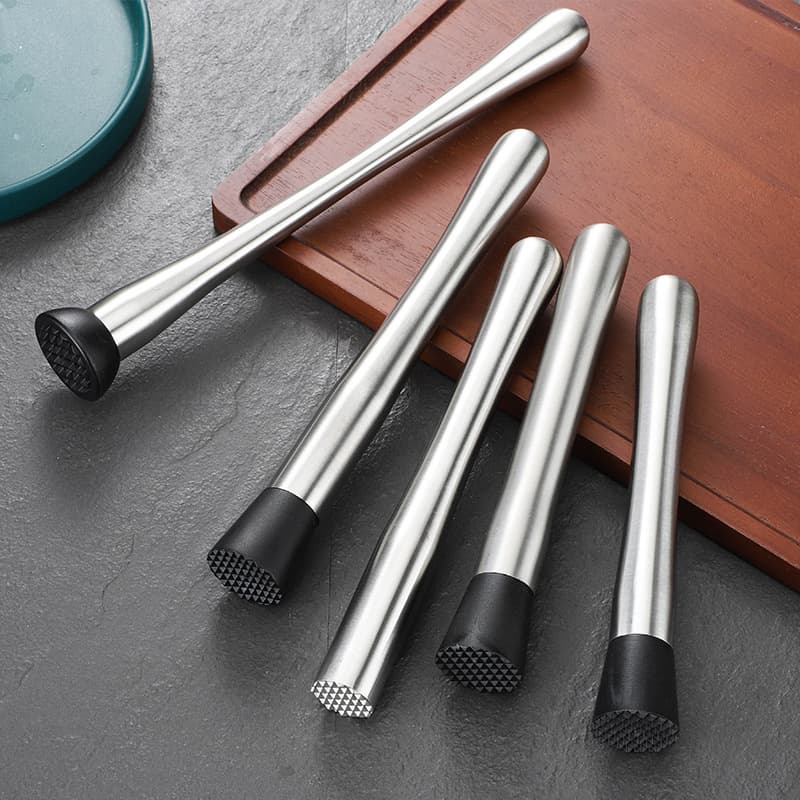 Ice Crusher Stick, Stainless Steel Ice Crushing Tool, Cocktail Lemon Crusher, Mixing Stick, Barware Ice Hammer