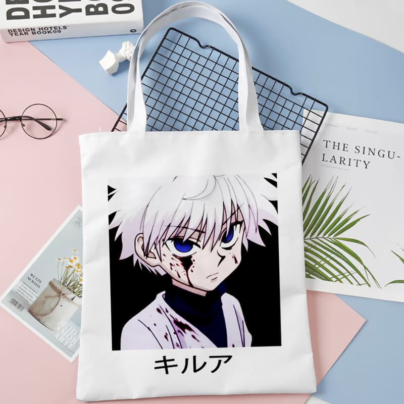 Cross-border trade Hunter x Hunter printed canvas bag, Harajuku single-shoulder fashion handbag shopping bag in stock