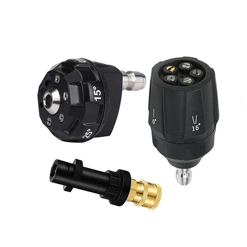 Cross-border cleaning machine multifunctional five-in-one nozzle high-pressure nozzle adjustable nozzle linear fan car wash nozzle