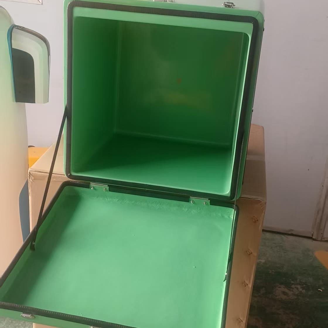 Jiangzhi Inner Light Dual Box 3-Sided Dynamic LED High-End Motorcycle Tail Box Electric Vehicle Rear Storage Box Delivery Box