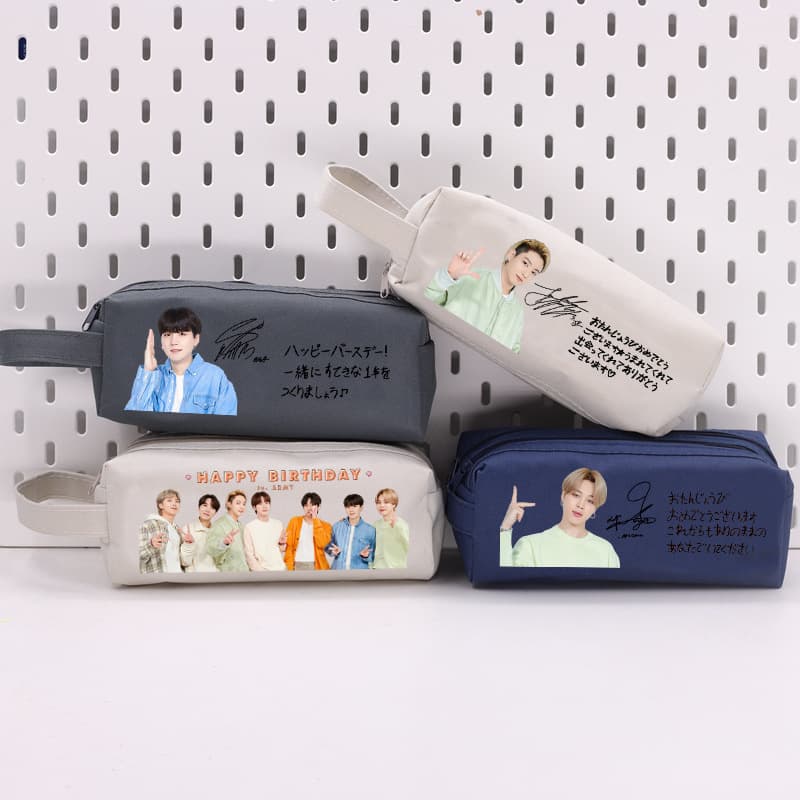 K-pop Star Style Merchandise BTS Jungkook V Pencil Case Large Capacity BD02