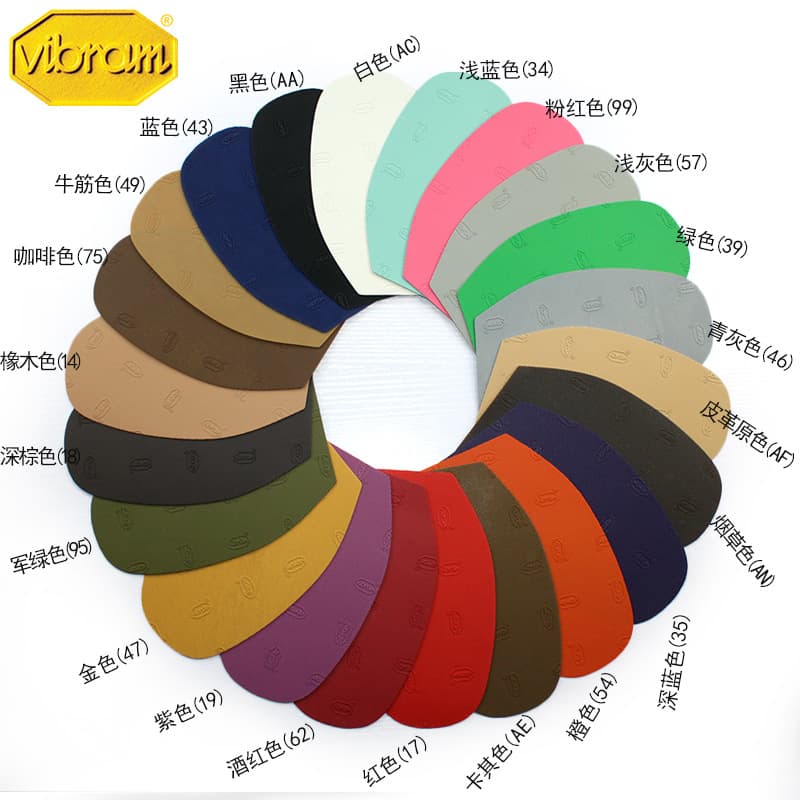 Italy Vibram 3373 Men's and Women's Dot Pattern Forepart 1mm 1.8mm Imported Forepart Sole for Shoe Repair 2373
