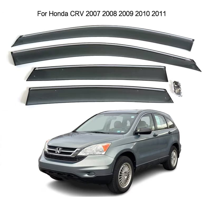 Dedicated Rain Visor for Honda 2007-2011 CRV, Injection Molded, Thickened, Cross-border Wholesale