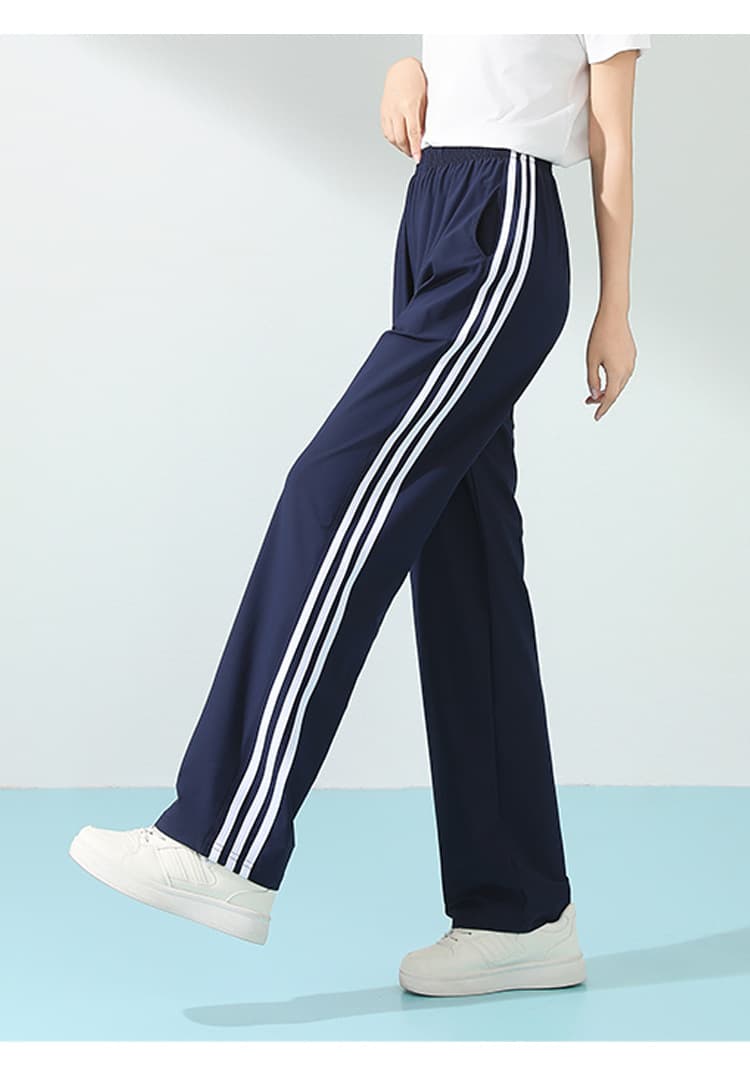 Ice Silk School Pants Summer Straight Leg Ultra Thin for Boys and Girls Middle and Primary School Quick Dry Pants