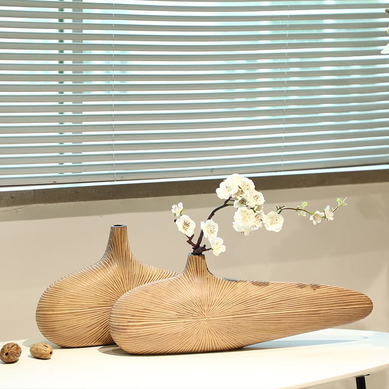 Manufacturer's Resin Creative Desktop Ornament Decorative Vase Modern Minimalist Personalized Soft Decor One-Piece Drop Shipping