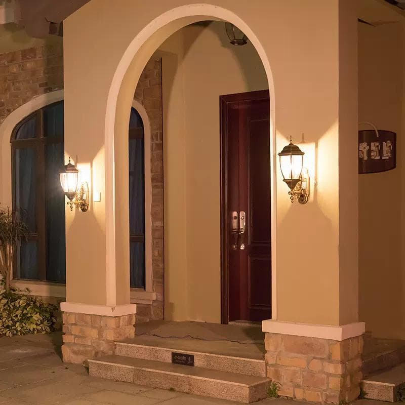 Vintage Hexagon Wall Light Outdoor Wall Sconce for Corridor, Garden, Villa, Cafe, Waterproof Outdoor Wall Lamp