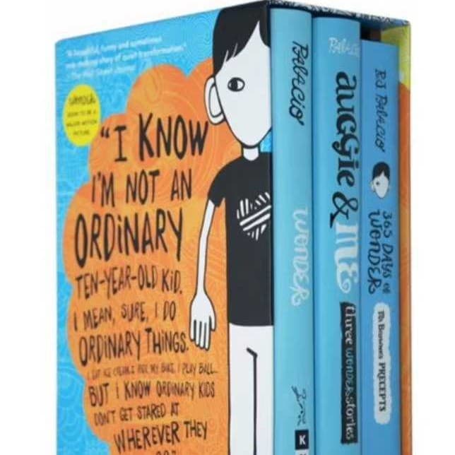 Wonder / Auggie Me / 365 Days of Wonder Box Set 3 Volumes English Chapter Book