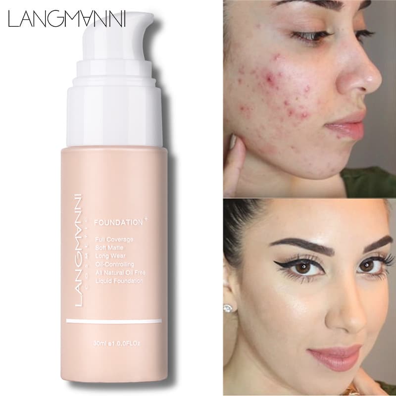 Langmanni Lightweight Hydrating Foundation 13 Shades Available Cross-Border Cosmetics