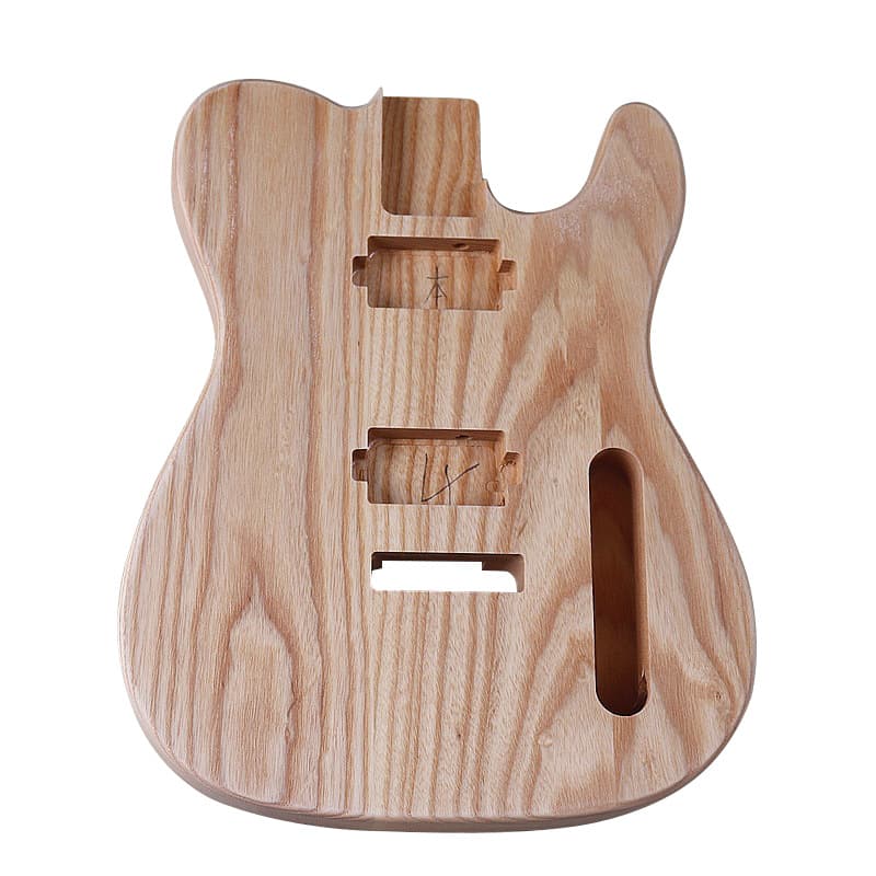 Natural Wood TL Ash Guitar Body, Matte Finish Guitar Assembly Modification DIY Parts