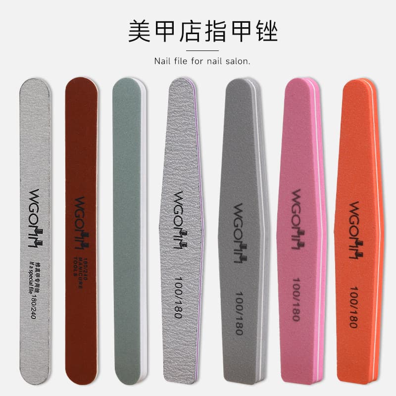 Professional Nail File Sponge Double-Sided Sanding Block Nail Shaping Polishing Board Nail File Wholesale