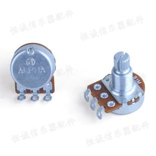 ALPHA Potentiometer B1M Electric Guitar Bass Tone Knob Amplifier Mixer Active Speaker Tone Adjustment