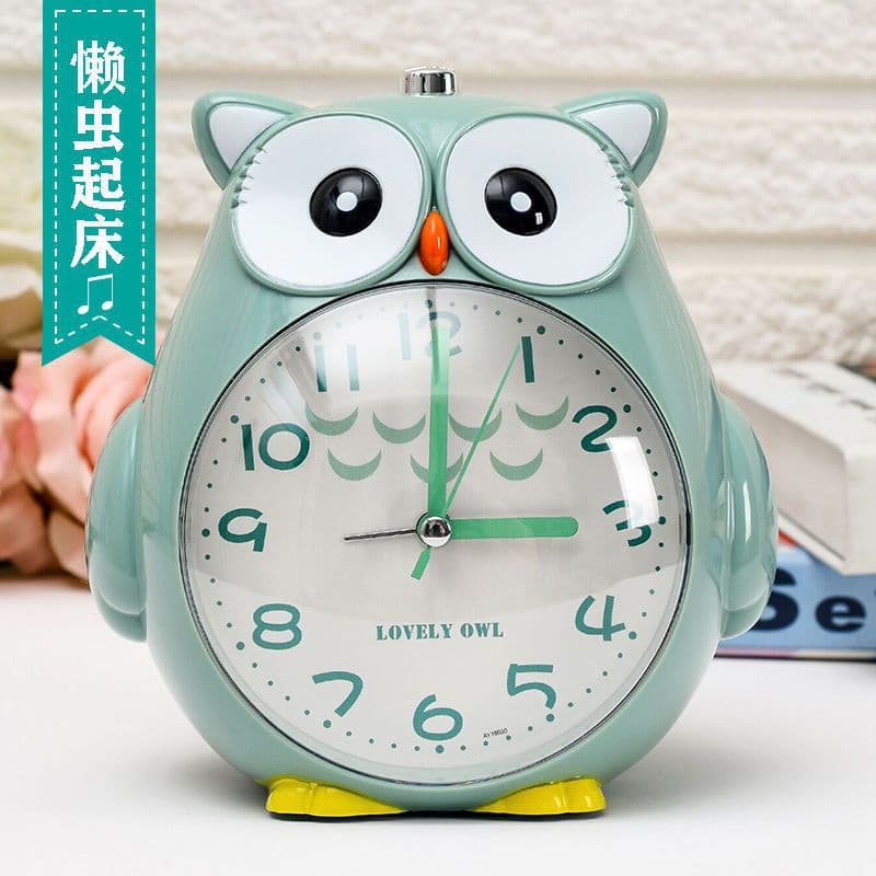 Children's Talking Alarm Clock, Wakes Up Sleepyheads with Voice, Multifunctional Cute Bedside for Students