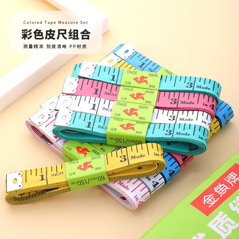 Wholesale Measuring Tape Colorful Plastic Soft Tape Measure Tailor Sewing Ruler for Body Measurements Bust Waist
