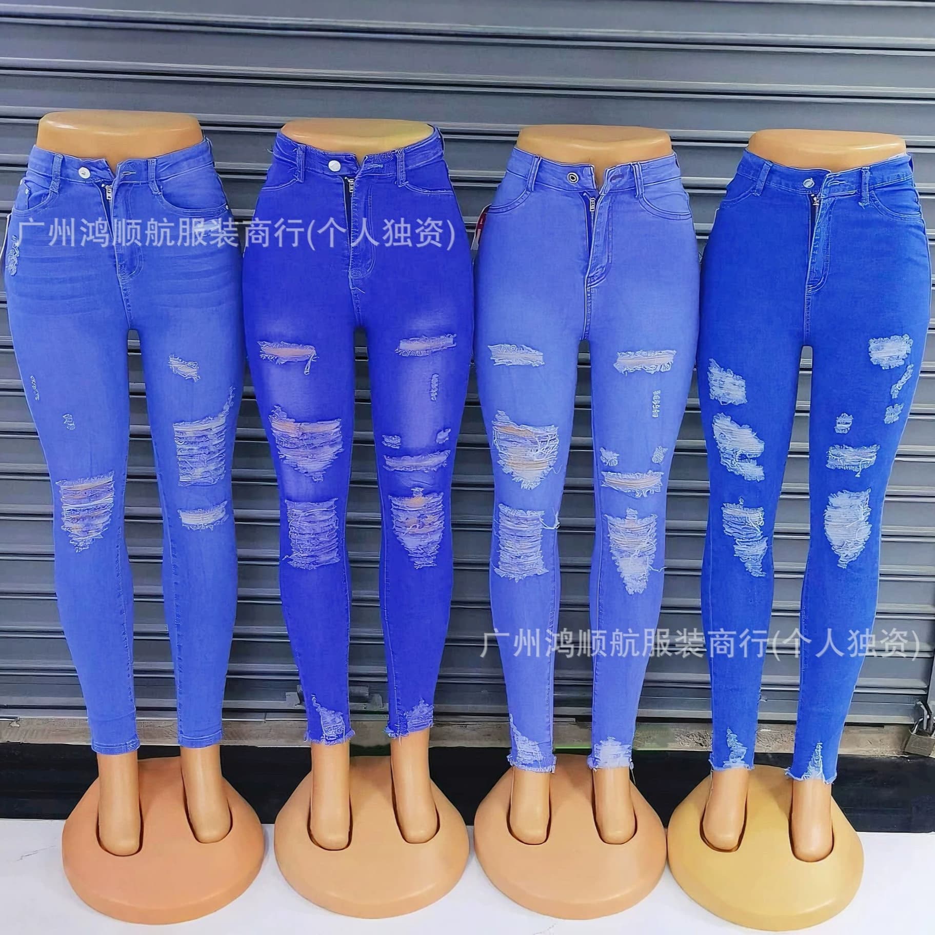 Women's Skinny Jeans Ladies Skinny Jeans Ripped Jeans Pencil Jeans Wholesale Stock
