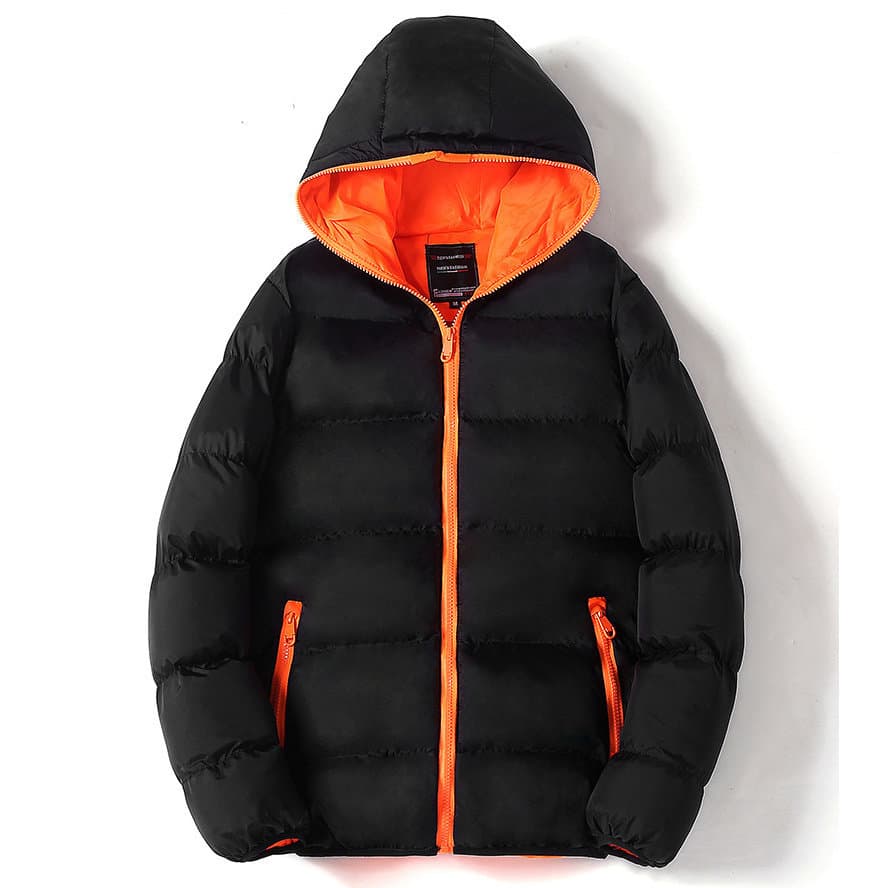 Manufacturer Foreign trade winter men's hooded small cotton coat Korean style casual slim cotton coat candy color cotton jacket