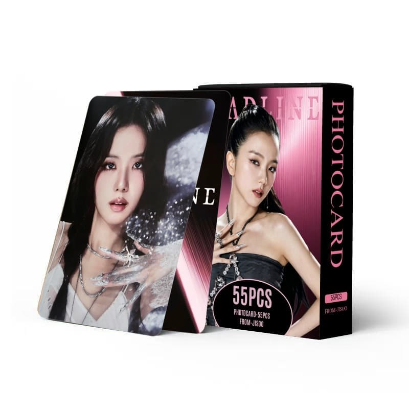 A large number of 55 BP new album DEADLINEJISOO single theme star KPOP peripheral LOMO photo cards in stock