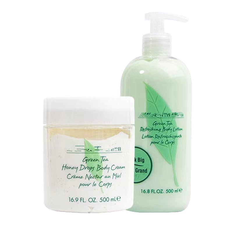 Green Tea Moisturizing Fragrance White Tea Body Lotion Honey Drop Nourishing Hydrating Body Lotion Green Tea Shower Gel