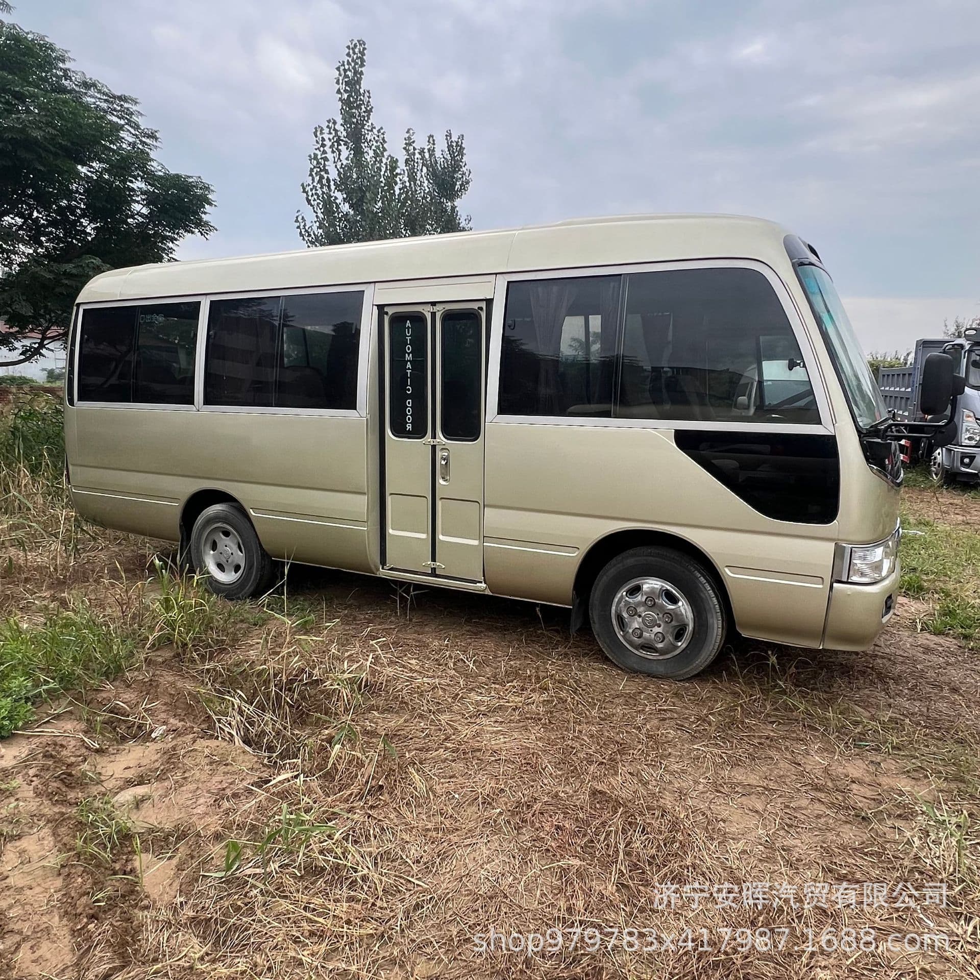 Cross-border Direct Sale Coaster 19-23 Seats Medium Tourist Business Reception Coach Electric Door Comfortable Cabin