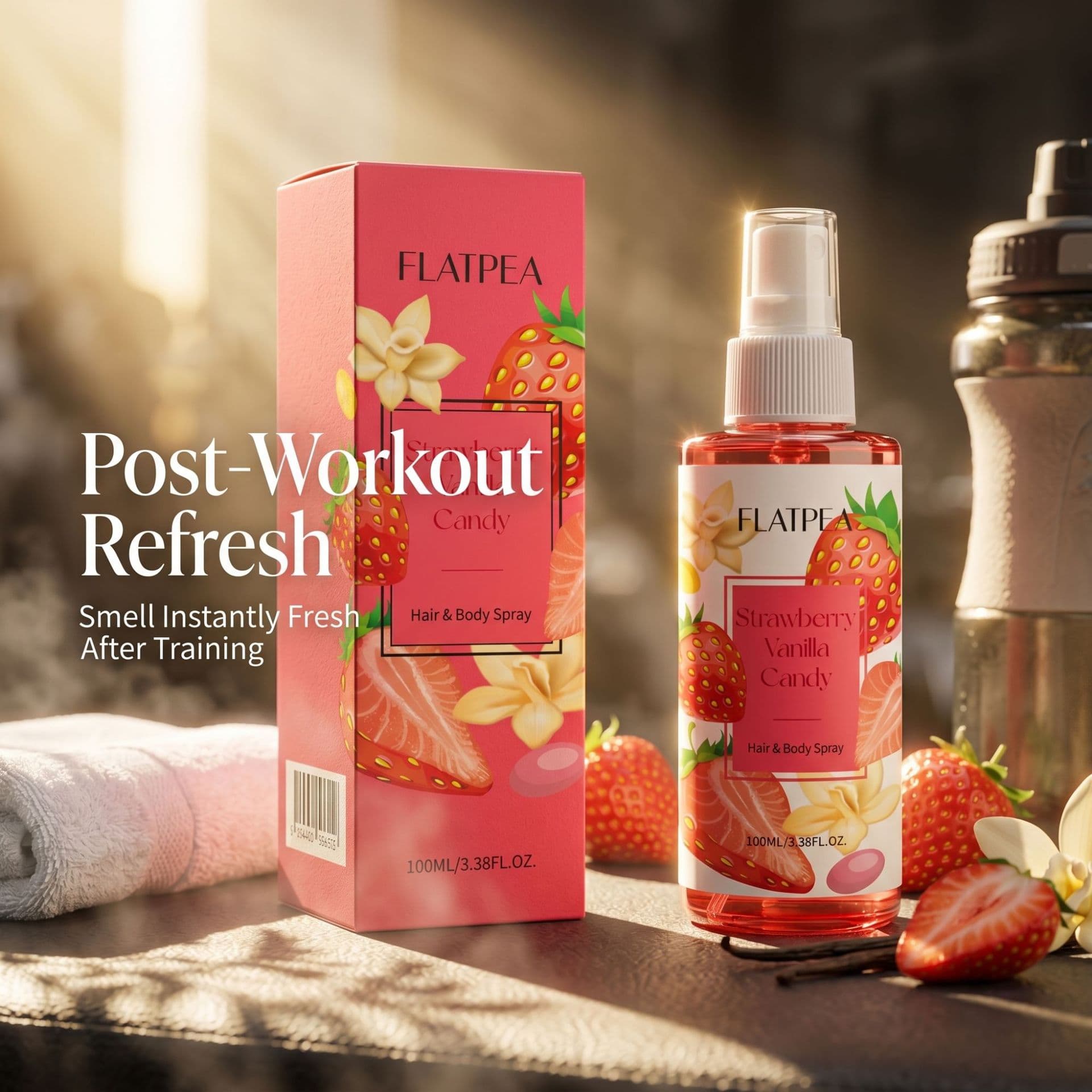 Cross-border Strawberry Vanilla Candy Perfume Spray 100ml Rich Fruity Long-lasting In Stock Perfume Spray