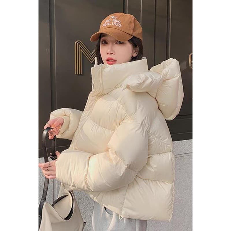 2025 Off-Season 90% White Duck Down Women's Trendy Fashion Petite Short Padded Puffer Jacket, Clearance