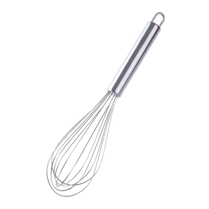 316 Food-Grade Stainless Steel Manual Egg Whisk Thickened Stirring Rod Dough and Egg Mixer Extended Baking Tool