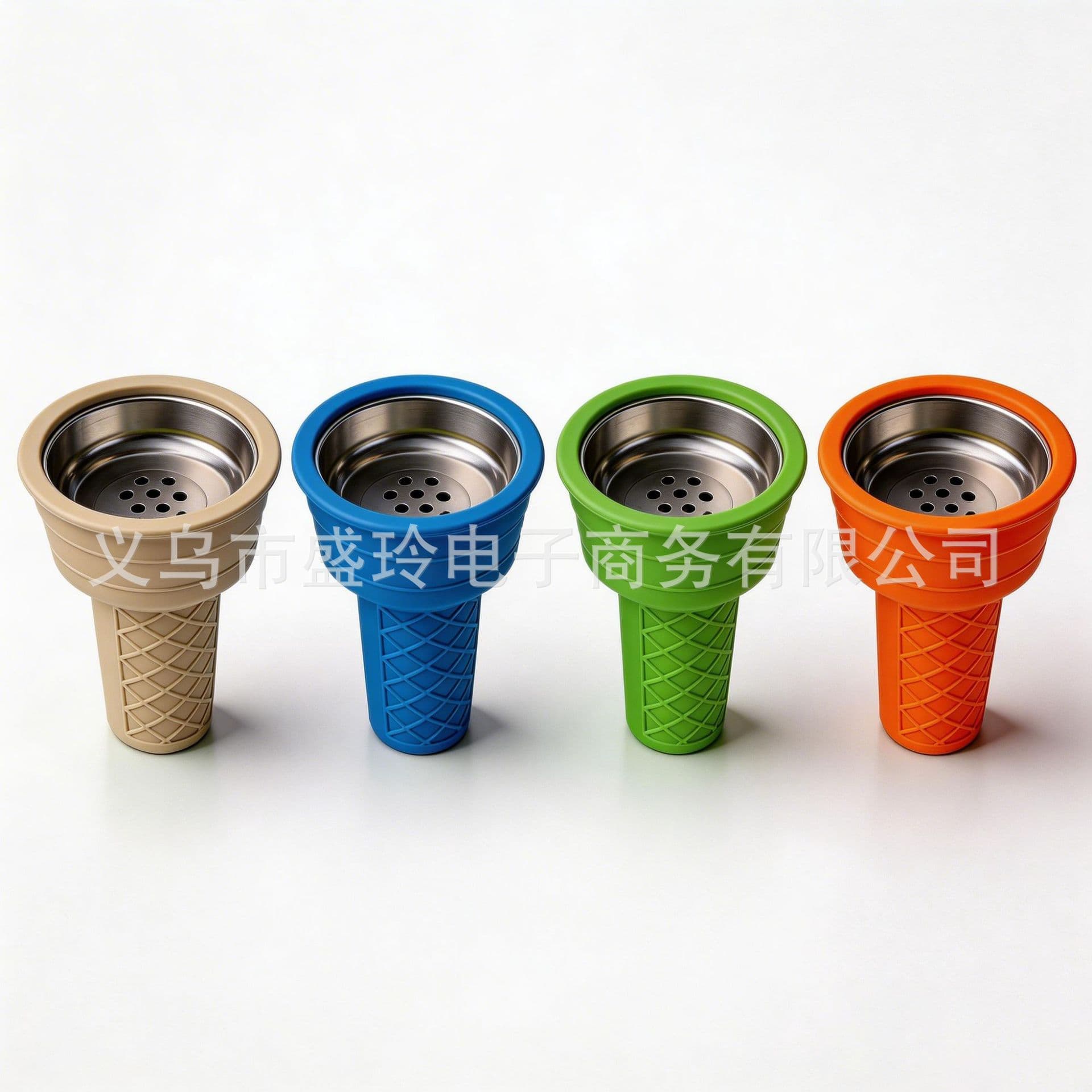 Cross-border Arabian hookah bowl, ice cream silicone bowl, bar hookah accessories, bowl carbon partition complete set
