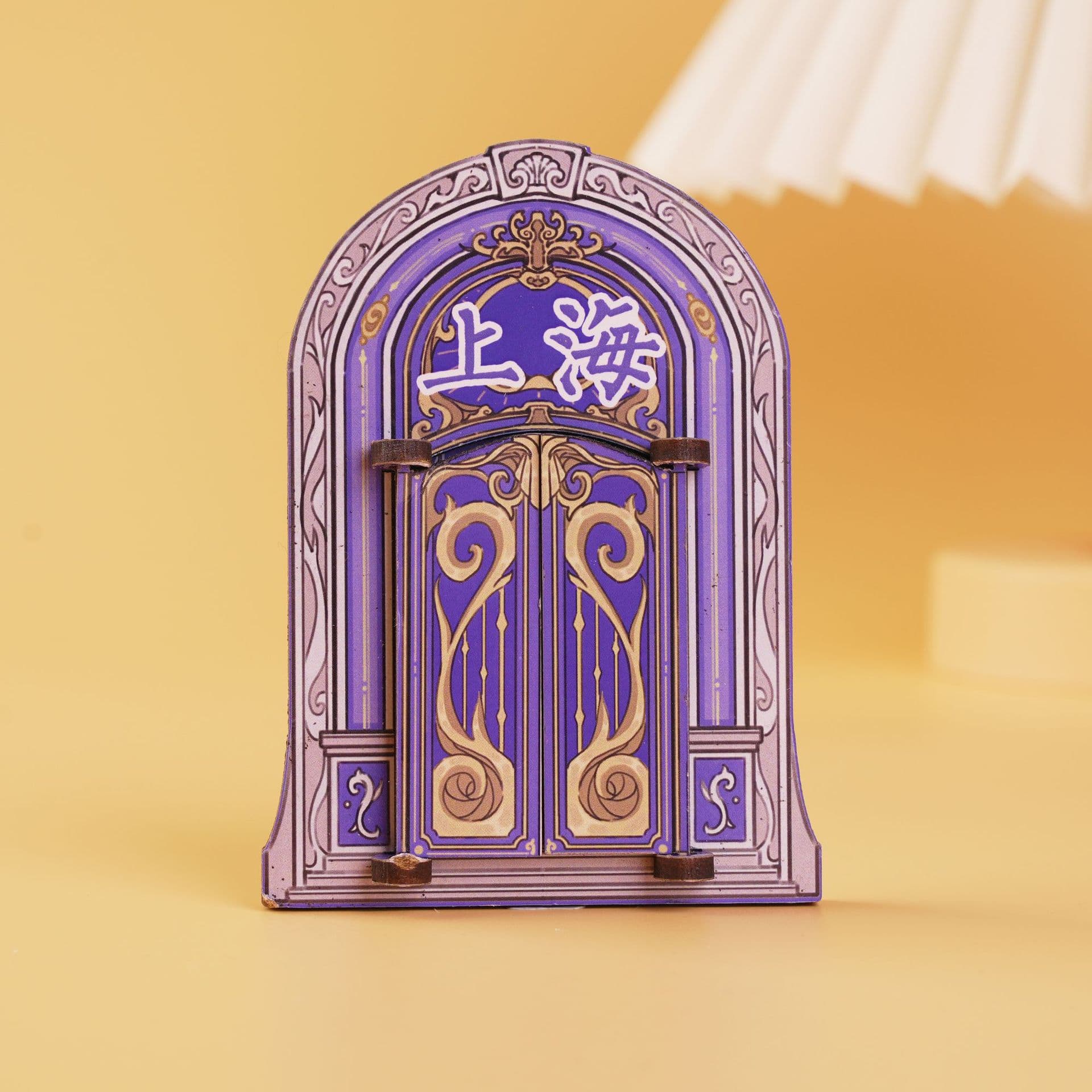 City Window Fridge Magnet Custom Travel Souvenir Wooden 3D Landmark Cultural Creative City Fridge Magnet