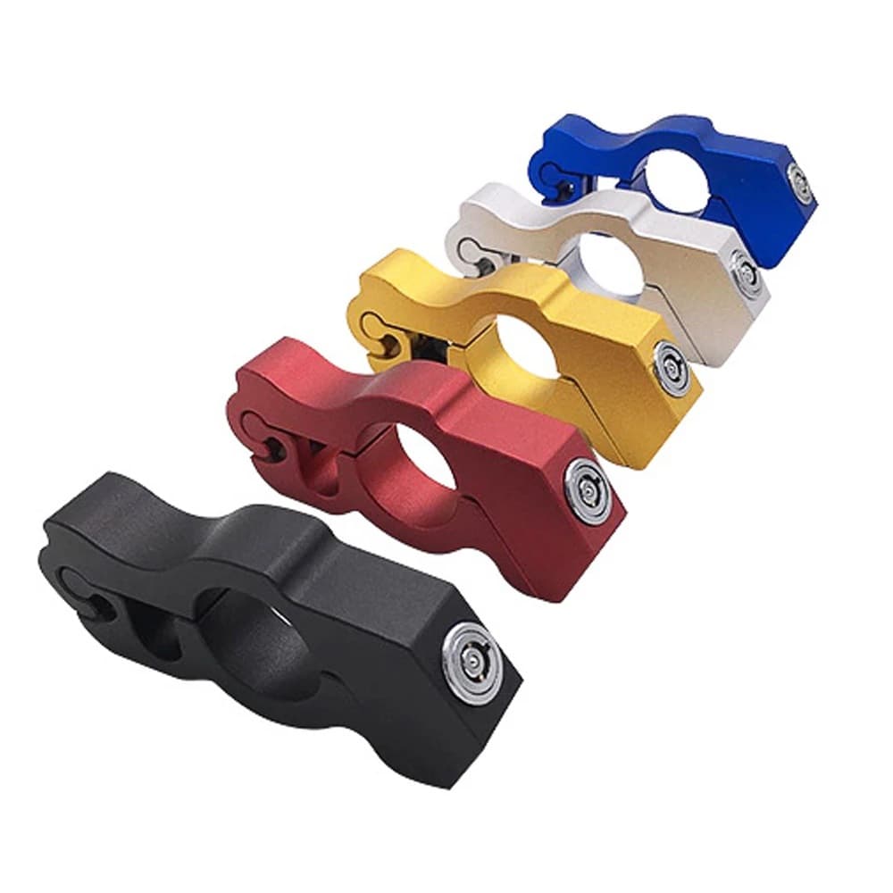 Motorcycle CNC Handlebar Lock, Aluminum Alloy Anti-Theft Lock for Electric Scooter, Throttle Lock, Head Lock, Bicycle Lock
