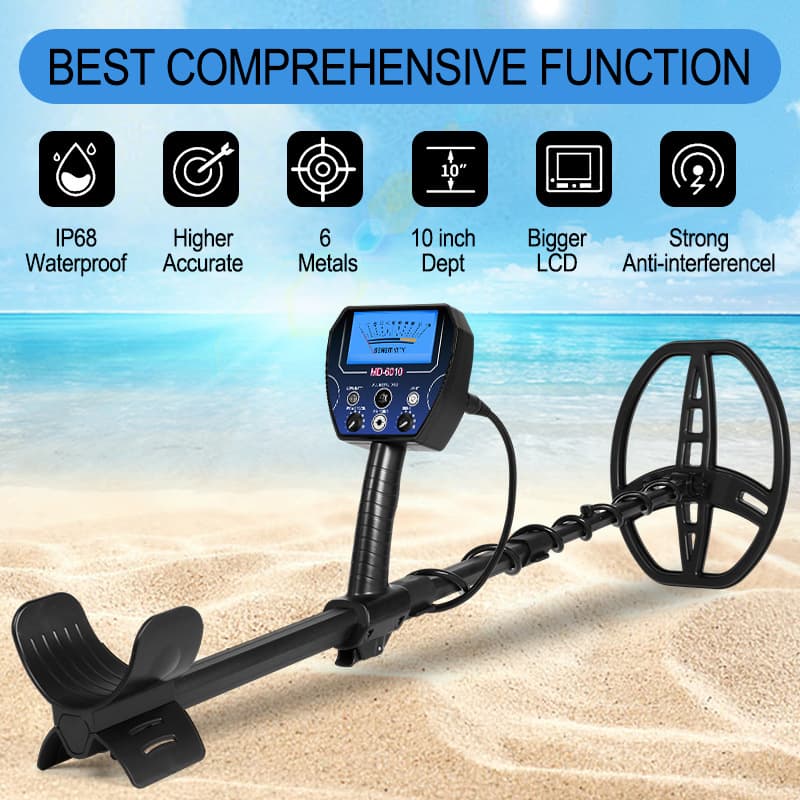 2023 New Export Handheld Metal Detector High Sensitivity Underground Gold Detector Outdoor Treasure Finder