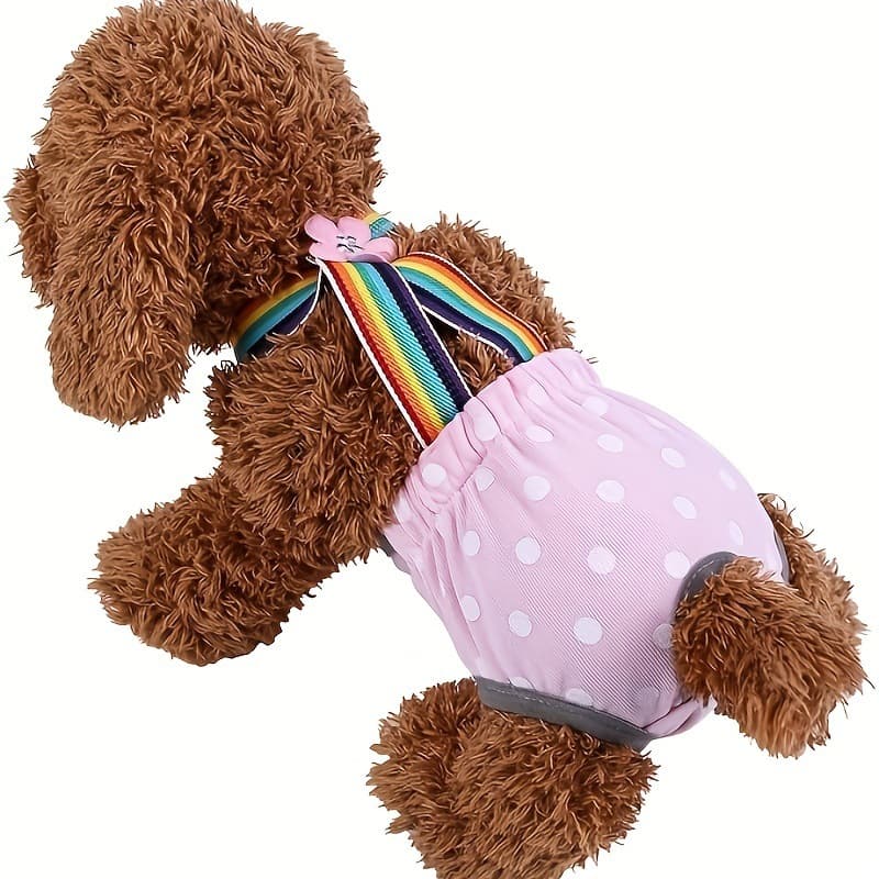 2025 New Cross-border Drop Shipping Washable Knitted Fabric Dog Diaper for Small to Medium Breeds