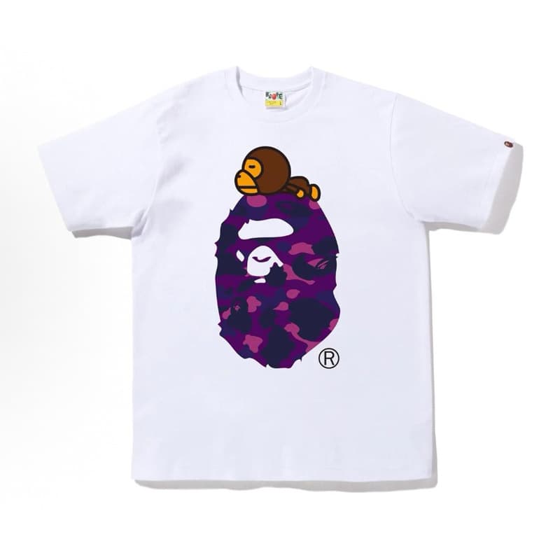 Cross-border foreign trade BAPE tide brand ape head heavy weight cotton short sleeve men's and women's shark T-shirt wholesale half sleeve top