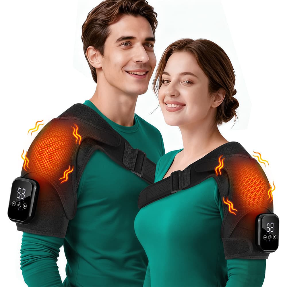 Cross-border electric knee pads, heating shoulder pads, warm compresses, knee massager, middle-aged and elderly cold leg joint physiotherapy instrument