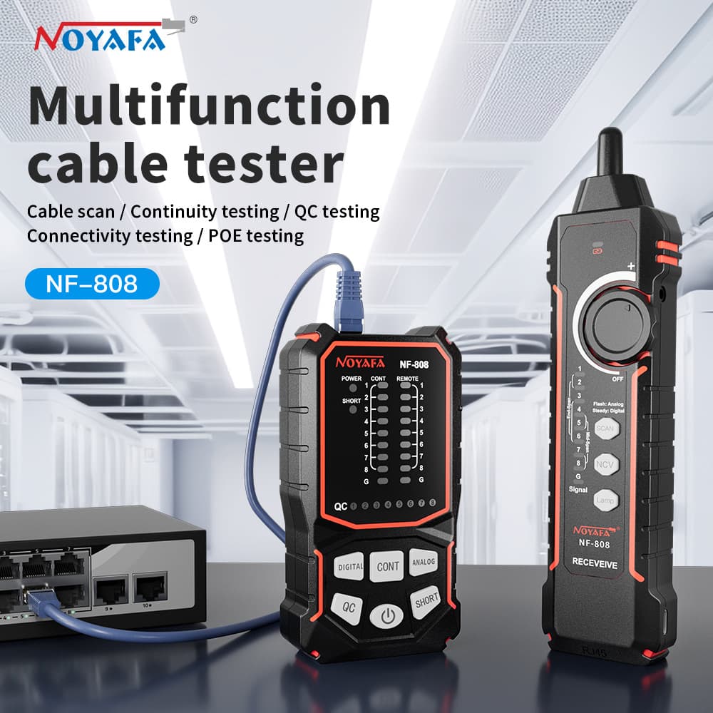 NOYAFA NF808 English Version Wire Tracker Cable Tester Network Cable Tester