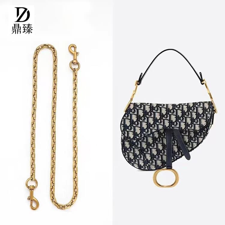 Manufacturer Dioo saddle bag conversion chain Dioo bag shoulder strap single purchase accessory crossbody bag chain underarm