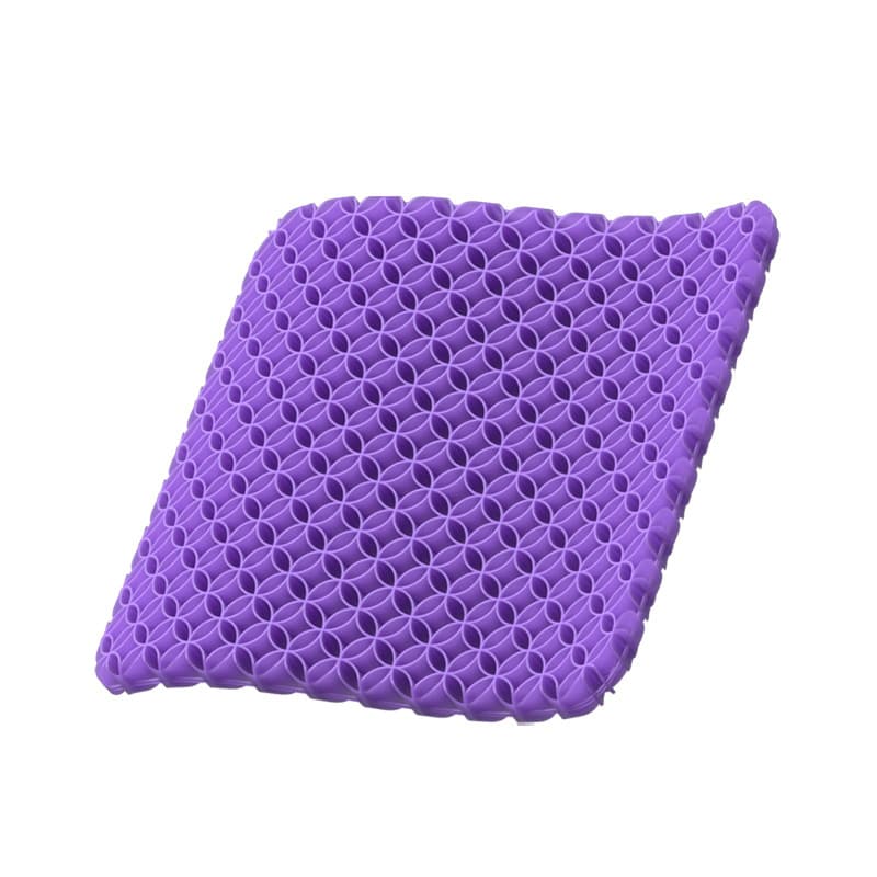 Cross-border dropshipping Amazon Pinduoduo Temu honeycomb gel seat cushions, summer cooling pads, ice pads in purple coin pattern