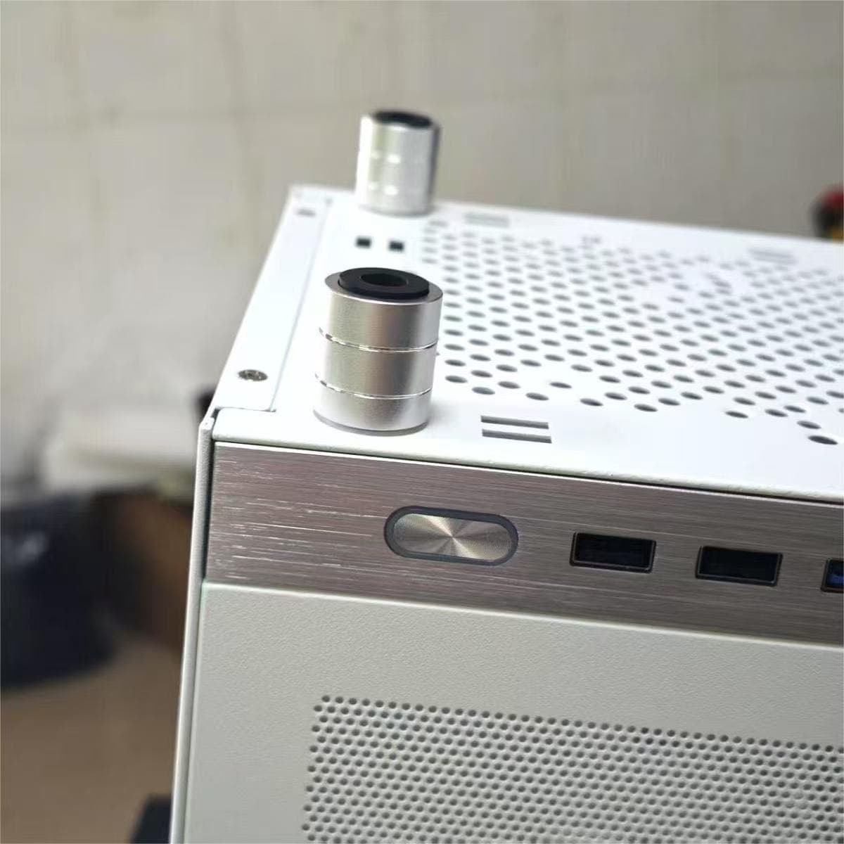 High Appearance Aluminum Alloy Raised Case Ventilation Feet Shanlin Series Universal 23X20mm