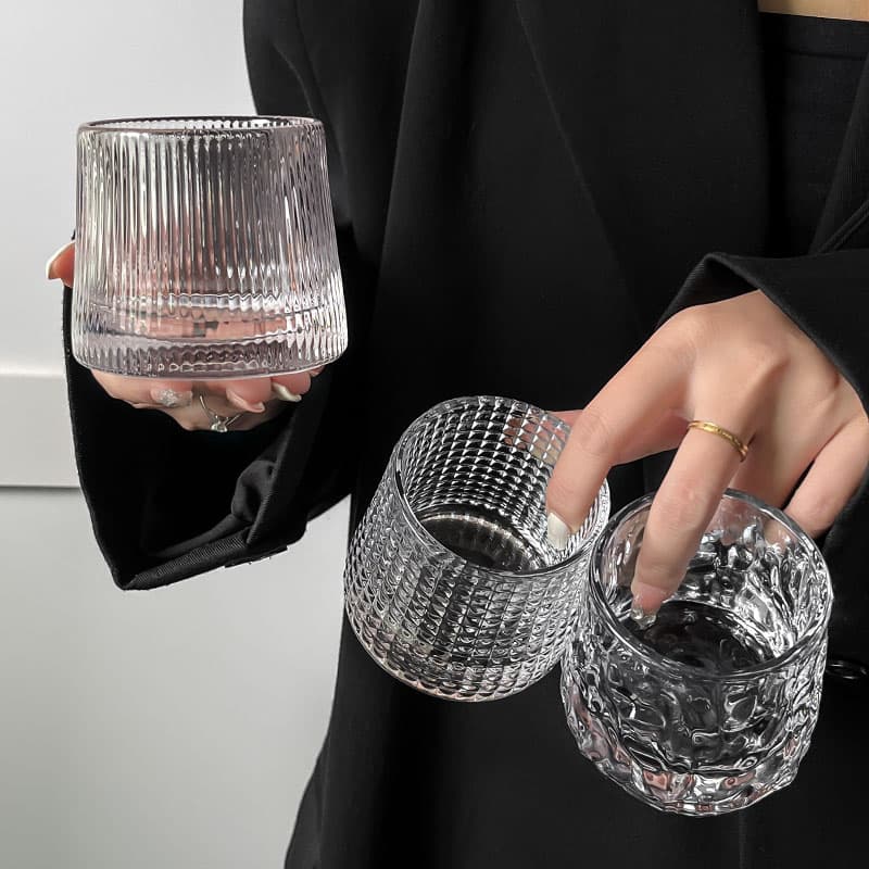 Retro Ins Style Glass Espresso Iced Americano Latte Glass Affogato Glass Coffee Glass Cold Brew Glass Drinking Glass