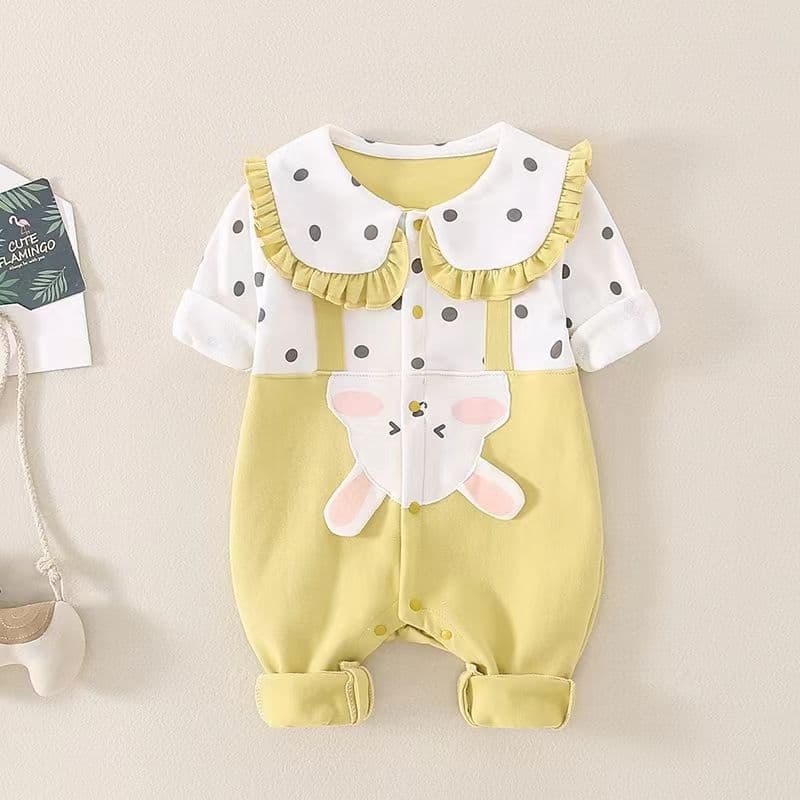 Baby Clothes Autumn Forest Style Girl Baby Romper Spring Autumn Newborn Princess Bodysuit 100 Days Full Moon Outing Wear