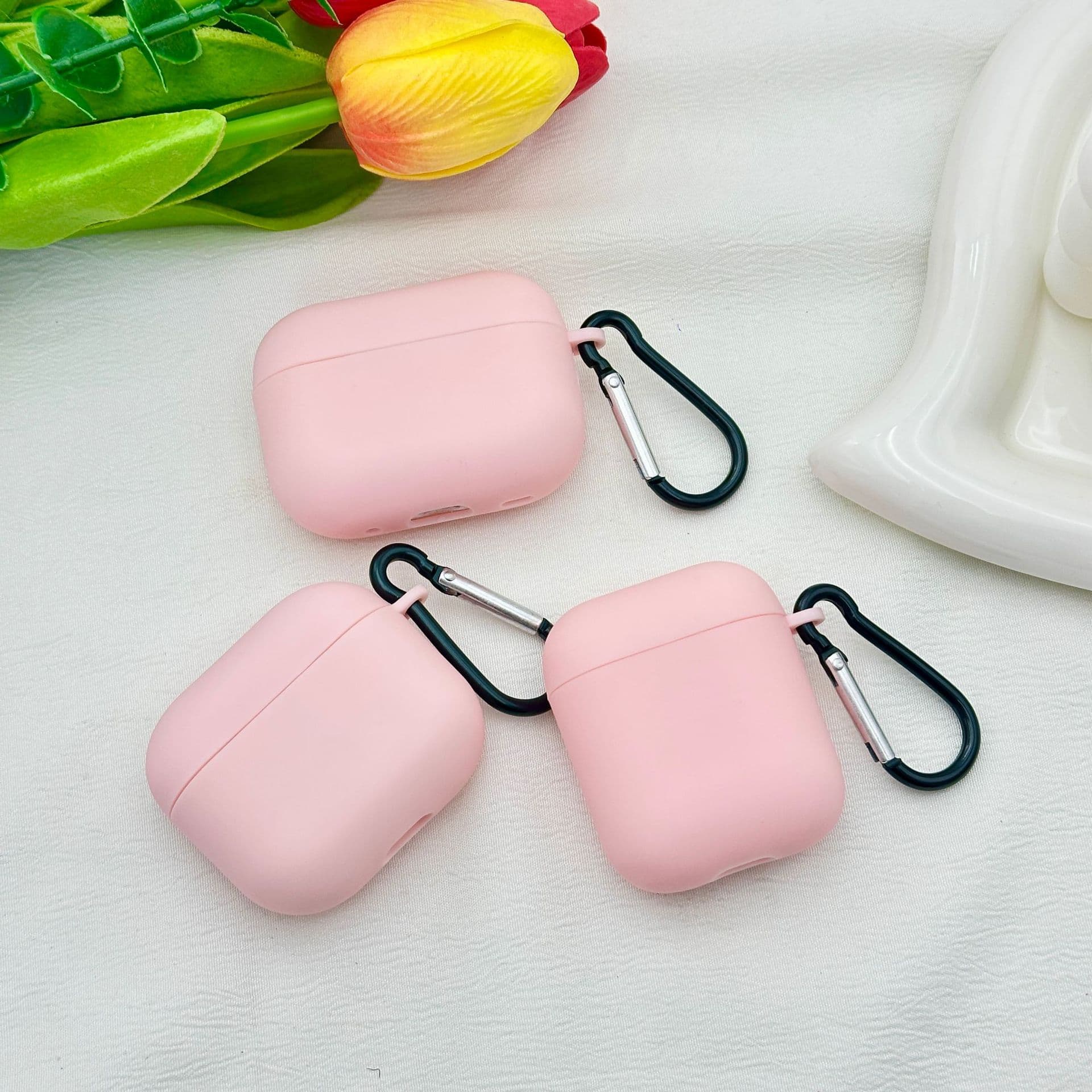 Case for AirPods 4, Solid Color Silicone Apple 4th Generation Bluetooth Earphone Cover, AirPods Pro 2 Case