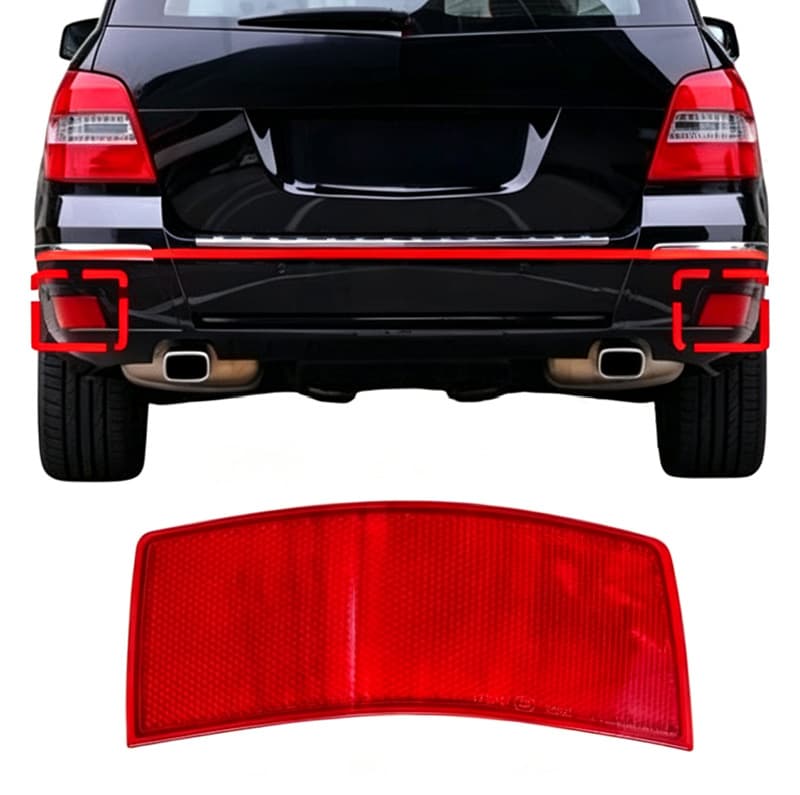 Suitable for 08-12 Mercedes-Benz GLK200GLK260 rear bumper light reflector side light reflector W204 side light