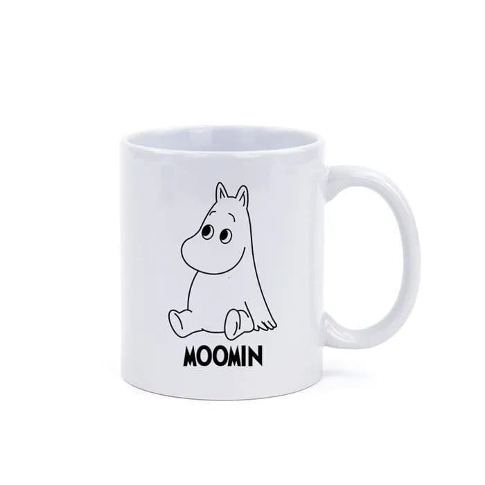 Mummin Couple Ceramic Mugs Coffee Milk Cups with Lid Simple Design Water Cups Imported Universal Style Elderly Suitable