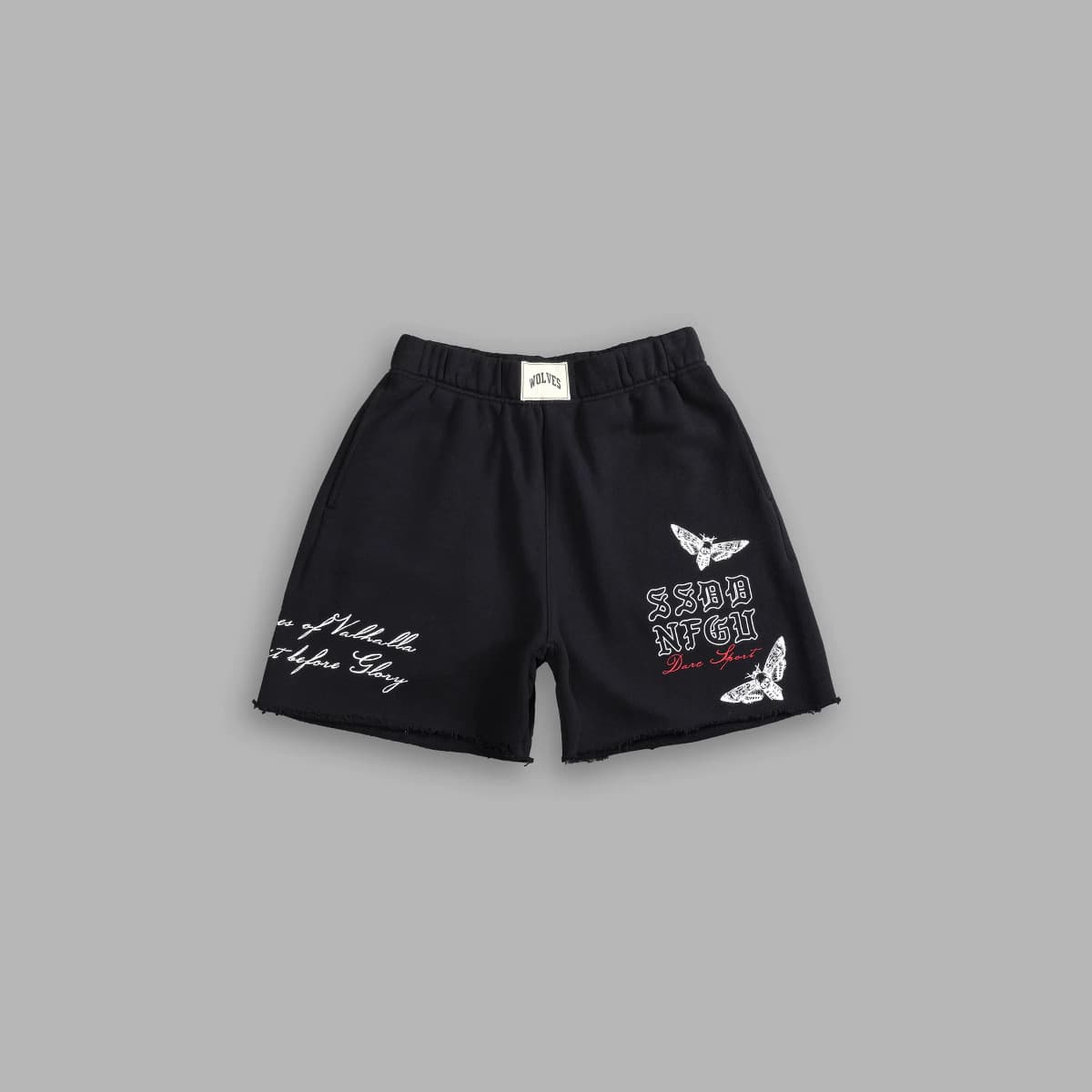 DARC SPORT American Streetwear Men's Shorts Trendy Cool Cotton Print Casual Shorts Basketball Shorts