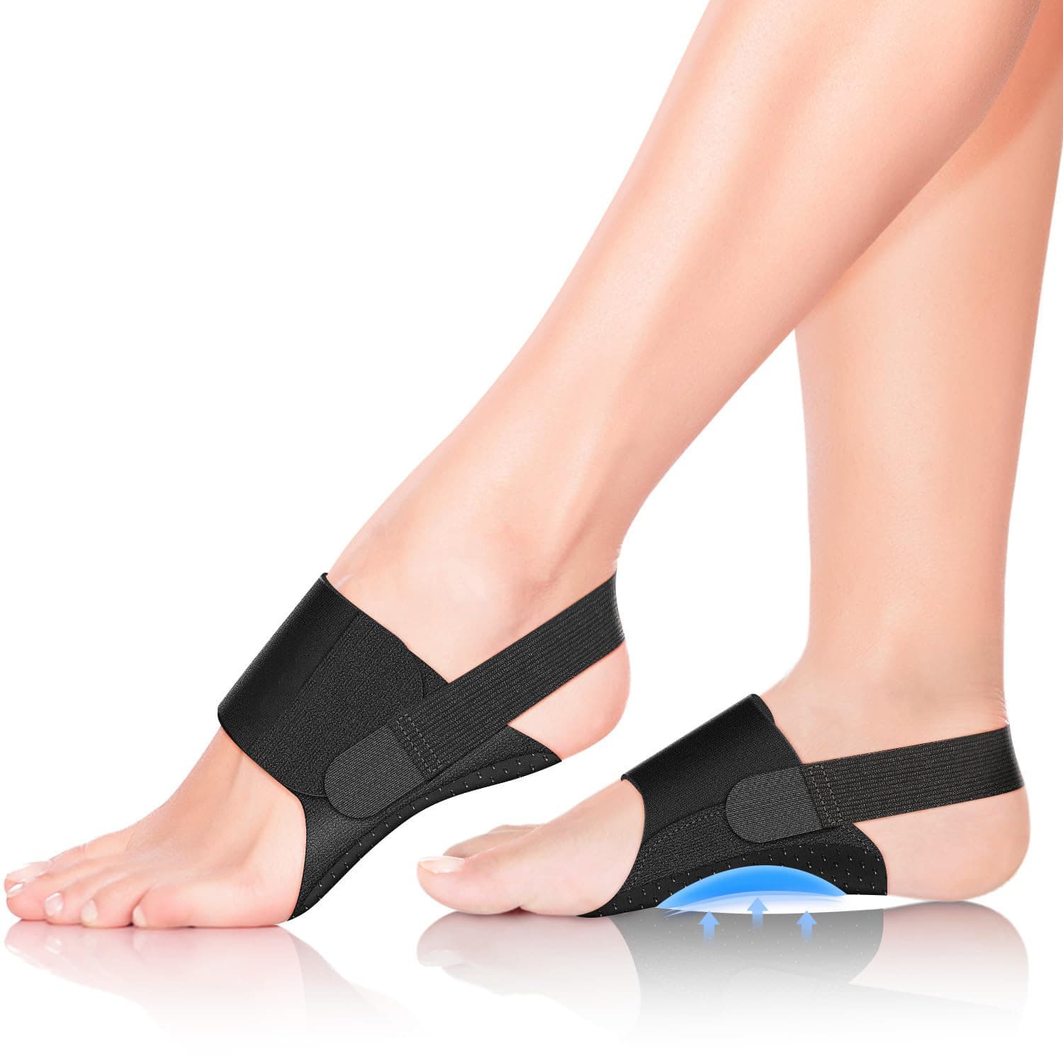 Arch correction insoles, flat foot transverse arch support pads, flat foot training special orthopedic slipper pads