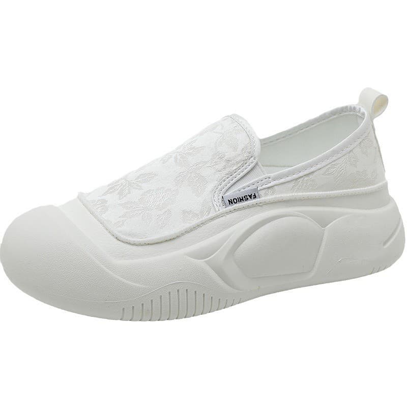 [Custom] ZYXFL51 New Women's Casual Sneakers Spring/Summer 2024 Thick Sole Heightening Shoes Breathable Fabric